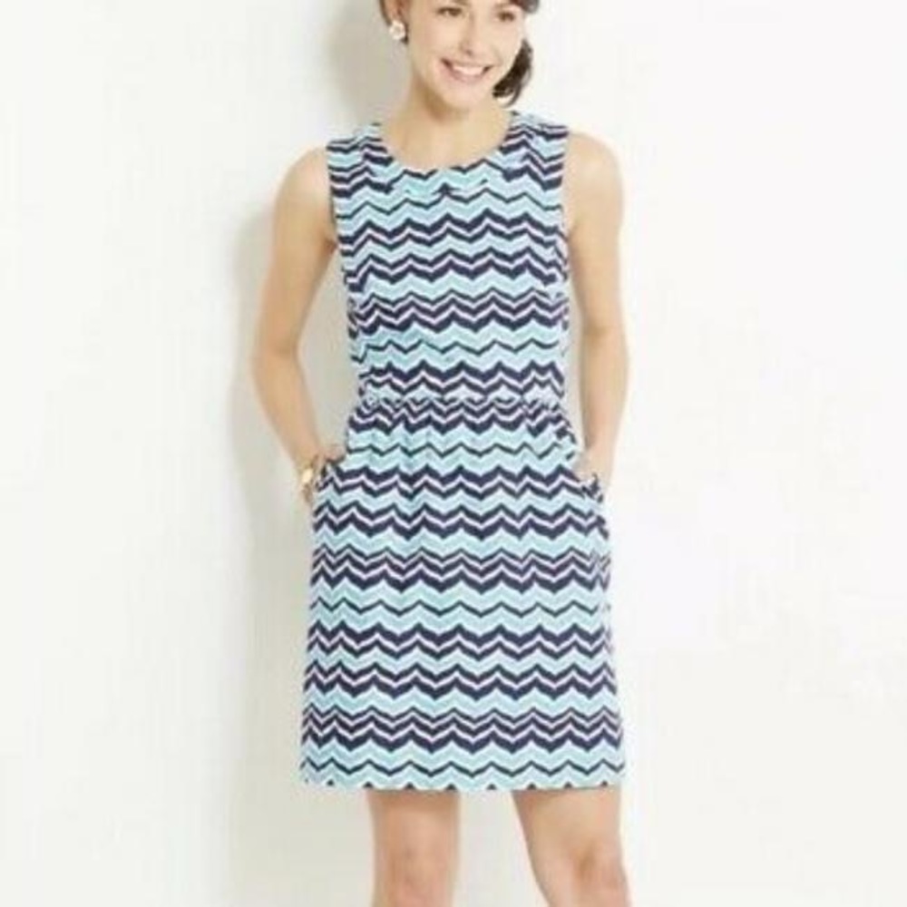 Vineyard Vines Whale Chevron w/ POCKETS & keyhole